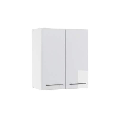 Vicco Hängeschrank Fame-Line, Weiß Hochglanz, 60 cm, zur Kombination mit weiteren Modulen der Fame-Line Serie