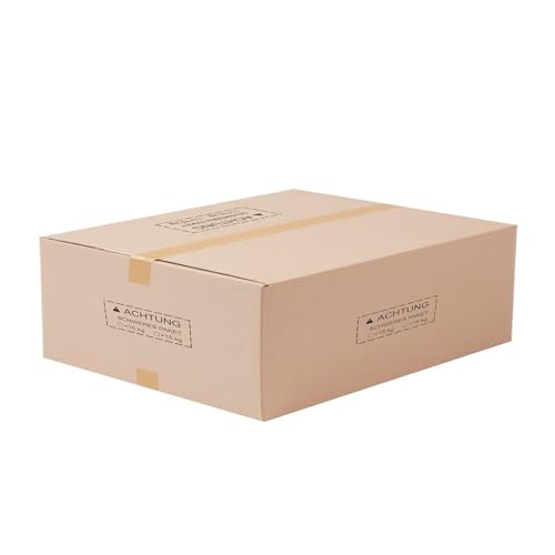 BB-Verpackungen 10x Faltkarton Amazon FBA Karton 600x600x300mm (10 Stück) 2-wellig mit Heavy Mark - robust, sicher, versandoptimiert und aus recyceltem Material