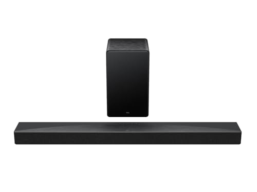 TCL Q65H Soundbar 5.1 Kanal, 580W Heimkino-Lautsprecher mit Cinema Surround, Dolby Atmos, DTS:X, Sound Expansion, Bluetooth 5.3, HDMI eARC, USB, Optisch, Wandmontage möglich, Eine Fernbedienung
