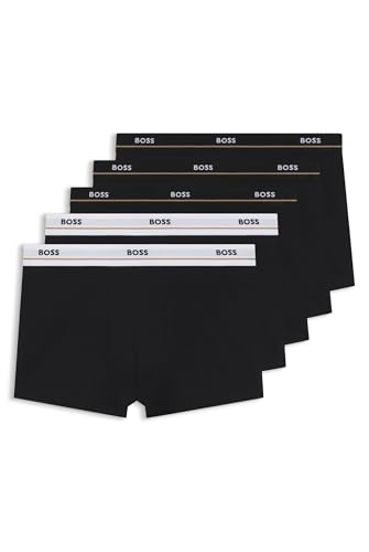 BOSS Herren Boxershorts, Modern, New - Schwarz1, L