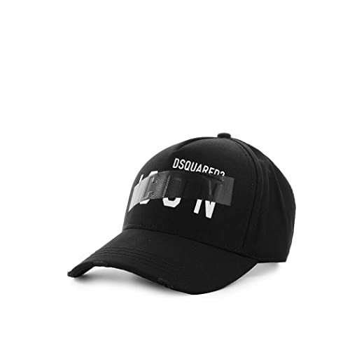 DSQUARED2 Icon Baseballmütze für Herren, schwarz