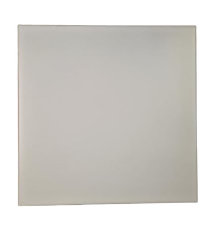 Fundus Fliesen Keramikfliese Weiß matt 20x20 cm (19,7x19,7 cm) – Wandfliesen – Ersatzfliese für Reparatur & Fliesenprojekte – 6 mm stark – Nicht frostfest