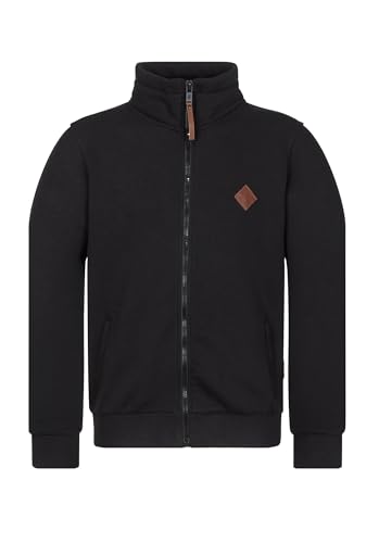Naketano Herren Sweatjacke Ivic, Farbe:Black, Größe:3XL