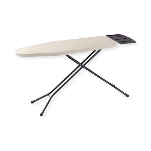 SensaHome Bügelbrett – Klappbarer Bügeltisch mit Dampfeinheitshalter – 110×33cm – Taupe