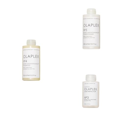 Olaplex No. 4 Bond Maintenance® Shampoo, N°.5 Bond Maintenance® Conditioner, und No. 3 Hair Perfector™ Bundle