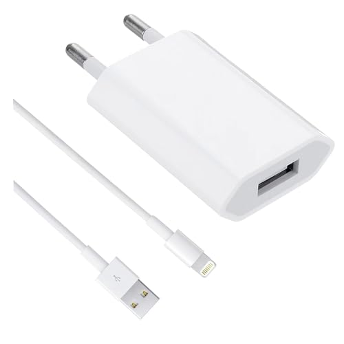 ZLONXUN USB Netzteil Ladegerät Kabel Kompatibel mit iPhone 7/6/12/11/XR/XS/8/SE/6S/7 Plus/6S Plus/6 Plus/5. -Kabel 1.5 Meter