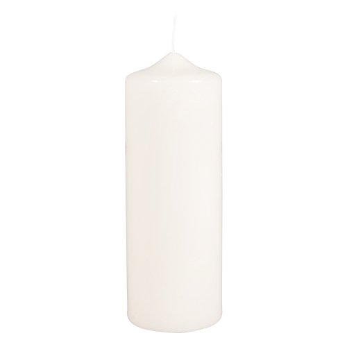 Rayher 3140596 Stumpenkerze, 7cm ø, 20cm, Creme