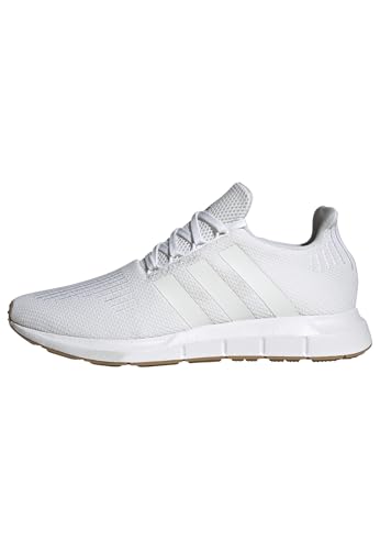 adidas Herren Swift Run 1.0 Sneaker, Weiß, Weiß, Schwarz, 46 EU