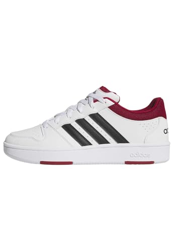 adidas Herren Hoops Classic Shoes, FTWR White/Team Victory red/core Black, 43 1/3 EU