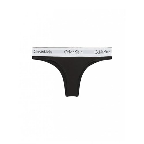 Calvin Klein Damen Brazilian Slip aus Baumwolle mit Stretch, Schwarz (Black), M
