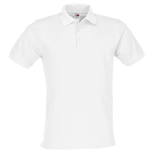 Fruit of the Loom Premium Polo S M L XL XXL 3XL auch Farbsets Weiss XXL