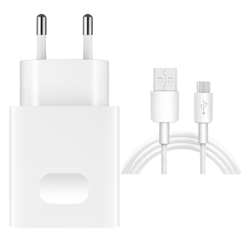 Ladegerät Original Adapter Charger Micro USB Ladekabel passend für Huawei P10 Lite P9 Lite P8 P8 Lite P8 Lite 2017 P Smart P Smart 2019 Honor 7 6 Ascend P8 P7 Mate 10 Lite P40 lite E
