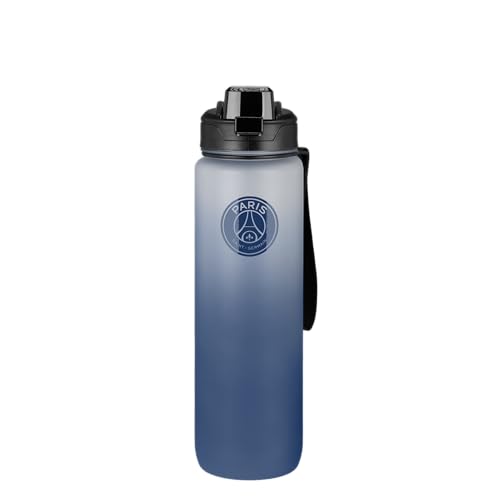 FOCO Offiziell lizenzierte Fußball-Wasserflasche, 1 Liter, Ombre-Wasserflasche (Paris Saint-Germain)