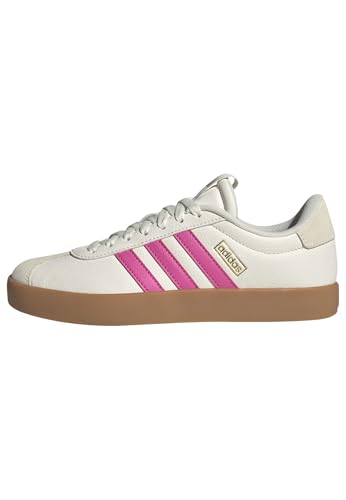 adidas Damen VL Court 3.0 Shoes, core White/Pulse Magenta/Gold met., 40 EU