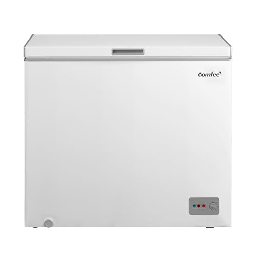 Comfee RCC201WH6(E) Gefriertruhe/82 kWh/Jahr/85cm hoch/200L/Inverter-Kompressor/41dB Geringe Lautstärke/Geeignet für verschiedene Einsatzszenarien/Einstellbarer Temperaturregler/Weiß