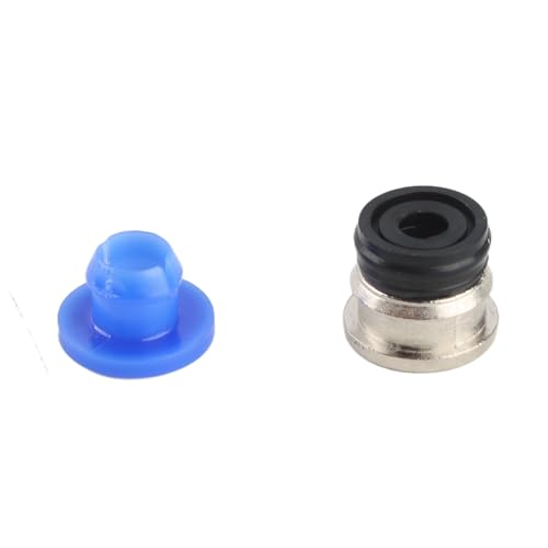 50 Set Pneumatischer Ventilanschlusskopf für Extruder 3D-Druckerzubehör PTFE ECAS04 Zum Austausch Des Luftstromregelventilanschlusses, Rohrverbindungsstücke