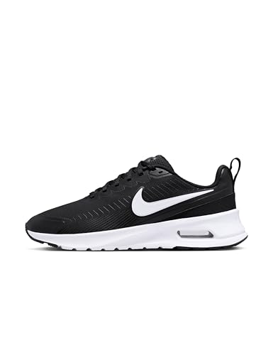 NIKE Damen AIR MAX NUAXIS Sneaker, Black/White/Black/White, 43 EU