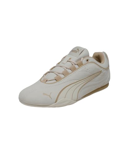 PUMA Damen Catch Soleil Sneakers 38.5, Alpine Snow Sand Dune White Beige