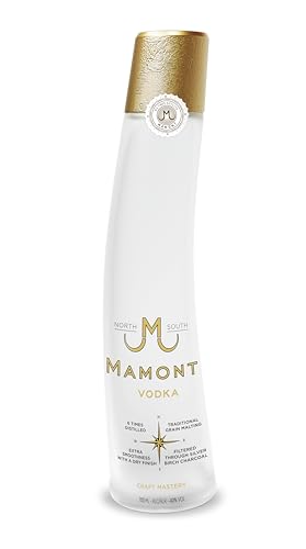 Mamont Vodka I Traditionell hergestellt in Sibirien I Gold-Gewinner Outstanding IWSC 2020 I Weicher Geschmack I 40% vol. I 700ml