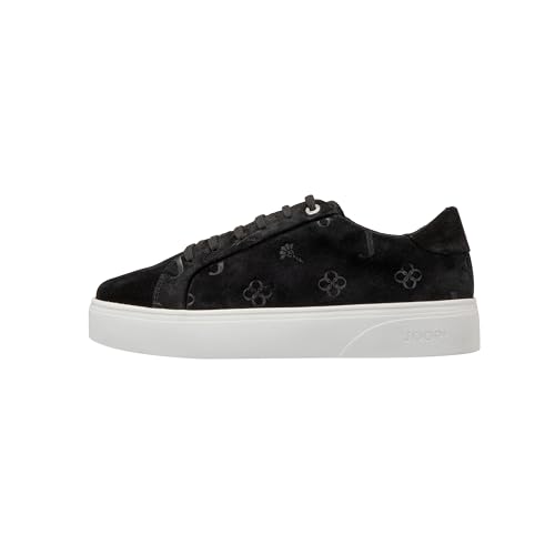 Joop! - Velluto Stampa Sneaker für Damen, Eleganter Sneaker mit weißer Sohle (Schwarz, EU Schuhgrößensystem, Erwachsene, Damen, Numerisch, M, 41)