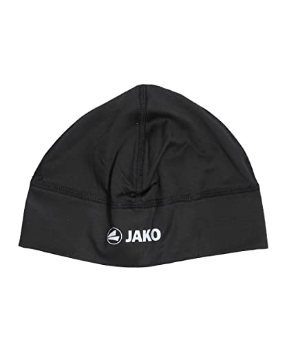 JAKO Unisex Funktionsmütze Run, Schwarz, L-XL