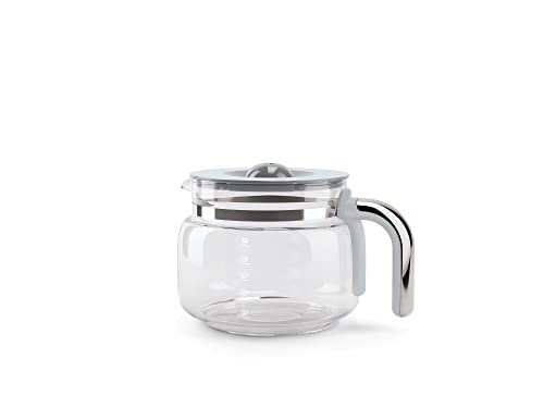 Smeg DCGC01 Replacement 10 Cup Coffee Pot - Glass Coffee Carafe for DCF02 Drip Coffee Maker Machine