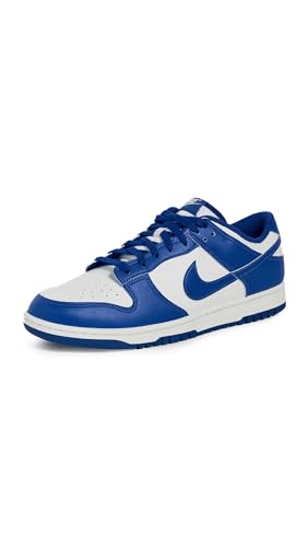 Nike Dunk Low Retro, Herren-Sneaker, White Hyper Royal, 44 EU