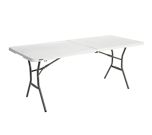 Lifetime Klapptisch 182x76 cm 150 kg Traglast Kunststoff klappbar Stahl