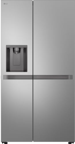 LG GSLC40PYPE Side-by-Side Kühlschrank mit Gefrierfach (638 L, Energieklasse E) mit Eis- und Wasserspender, UVNano, Total No Frost, Silber