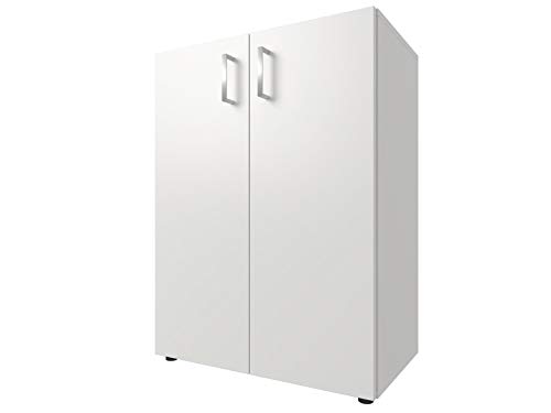 möbelando Schrank Beistellschrank Kommode Aktenschrank Büroschrank Standschrank Trio 2