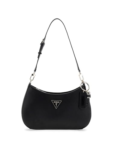 GUESS Noelle II Top Zip Shoulder Bag Black