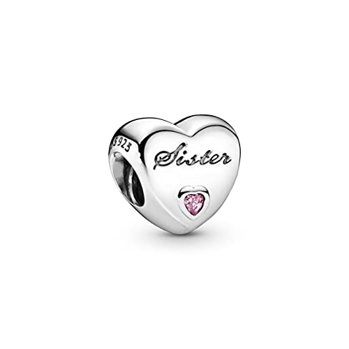 PANDORA Charm Sister-Herz 791946PCZ