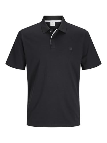 JACK & JONES Herren Jjebasic Noos Poloshirt, Schwarz, L EU