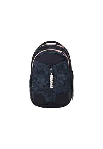Satch Match ab 5. Klasse, ergonomisch, 35 L Stauraum, standfest, Organisationstalent Midnight Jungle - Blau