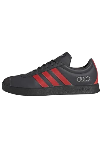 adidas Unisex Audi F1 Team VL Court Shoes, Utility Black/hi-Res red/Chalk Pearl, 42 EU