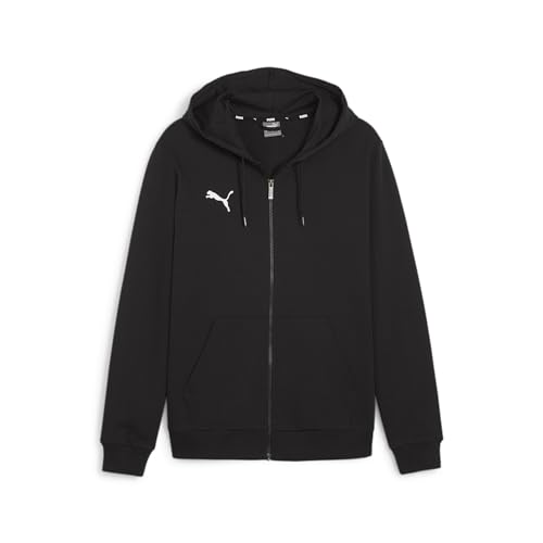 PUMA Herren Teamgoal Casuals Hooded Jacket Sweat, Puma Black-puma White, XL EU