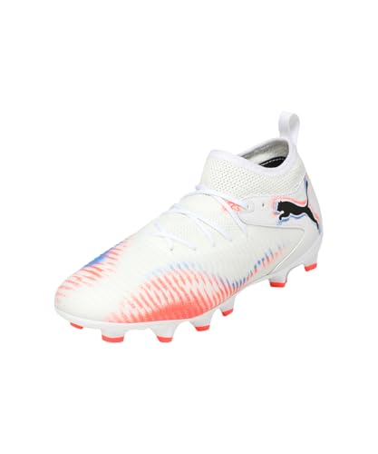 PUMA Jugendliche Future 8 Match FG/AG Fußballschuhe 37, Heat Fire Black Ravish Orange Pink