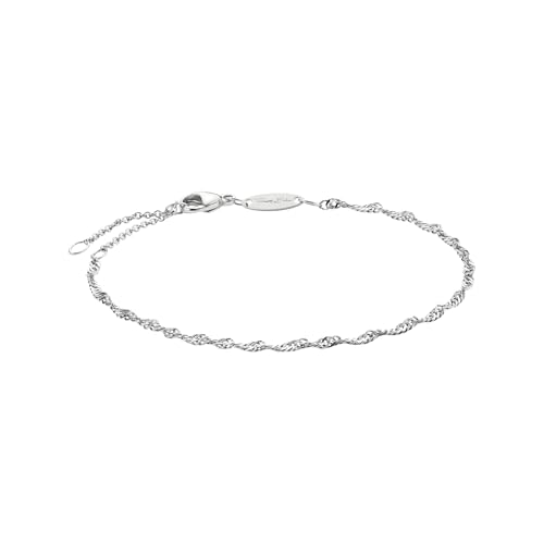 THOMAS SABO Charm-Armband Singapur-Design Silber Recyceltes 925 Silber