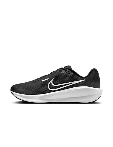 Nike Herren Downshifter 13 Sneaker, Black White Dk Smoke Grey, 42 EU