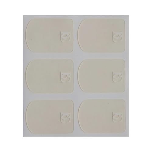 BG Bissplättchen klein transparent 0,4 mm (6 Stk.)