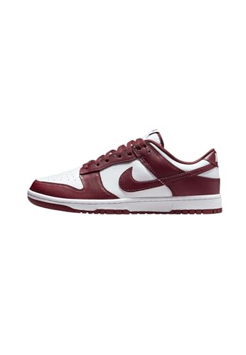 Nike DV0833-115 Dunk Low Retro Herren White/Redwood-Gym RED EU 43