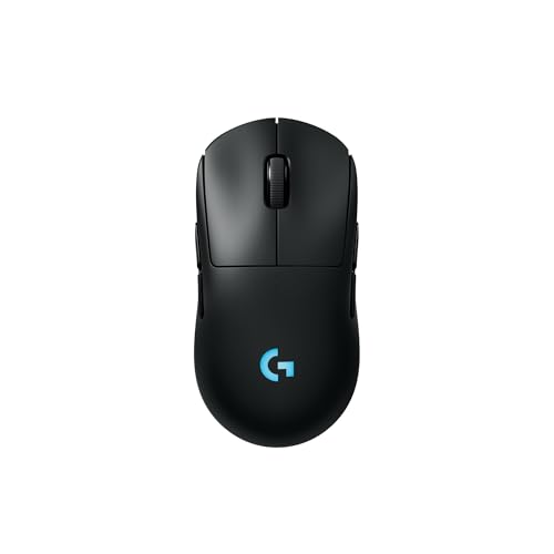 Logitech G PRO 2 LIGHTSPEED kabellose Gaming-Maus Rechts-oder Linkshänder, mit bis zu 4 anpassbaren, umschaltbaren magnetischen Seitentasten, 44K-DPI-Sensor und USB-C-Ladefunktion, PC/Mac - Schwarz