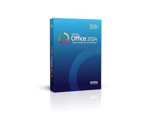 SoftMaker Office Home & Business 2024 kompatibel mit Windows für 5 Geräte desselben Haushalts