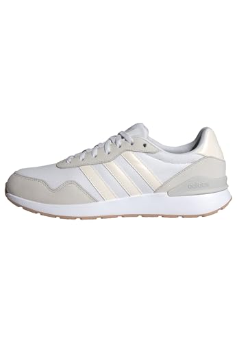 Adidas Damen Run 60s 4.0 Shoes, Cloud White/Chalk White/Grey One, 37 1/3 EU