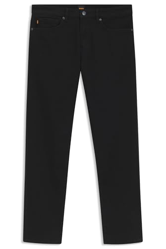 BOSS Herren Re.Maine BC-C Maine Regular-Fit Jeans aus bequemem Stretch-Denim in Stay-Black Schwarz003 34/30