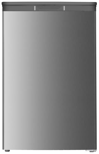 SCHOEPF – GS87SB Gefrierschrank 85 cm – 87 L – Energieeffizienzklasse B – 37 dB – 4-Sterne-Gefrierfach – höhenverstellbare Füße – freistehend – 84 kWh/Jahr (Silber)