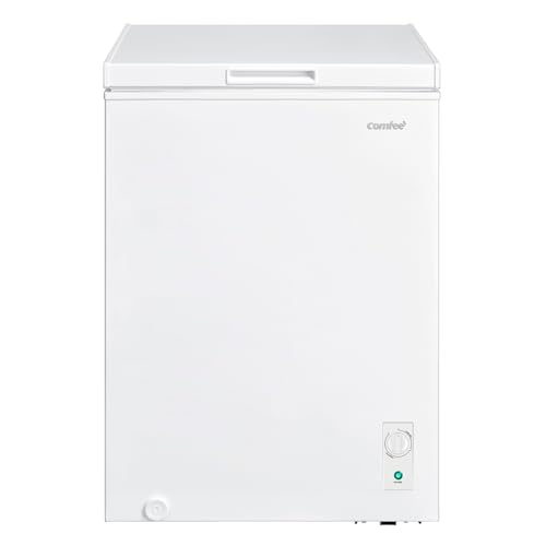 Comfee RCC102WH2EU(E) Gefriertruhe 99L, Leise 38dB, 4-Sterne-Gefrieren, Flexibel -30°C bis +10°C, 169 kWh pro Jahr, für Küche & Garage, Weiß