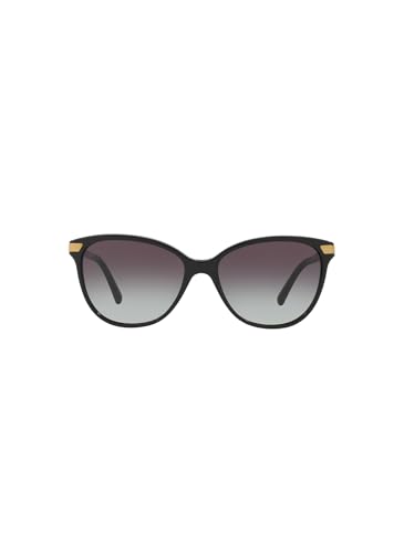 Burberry Unisex Sonnenbrille BE4216, Gr. Large (Herstellergröße: 57), Schwarz (Gestell: schwarz, Gläser: grau-verlauf 30018G)