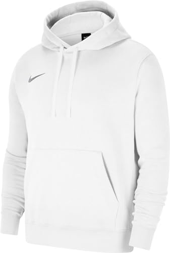Nike Herren M Nk Flc Park20 Po Hoodie Sweatshirt, White/White/Wolf Grey, XL EU