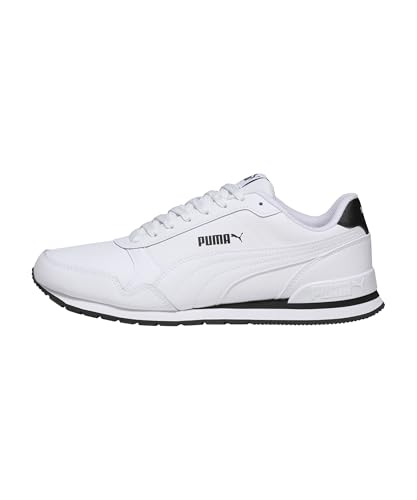 PUMA Unisex ST Runner v2 Full L Low-Top Trainer, Puma White-Puma White, 43 EU